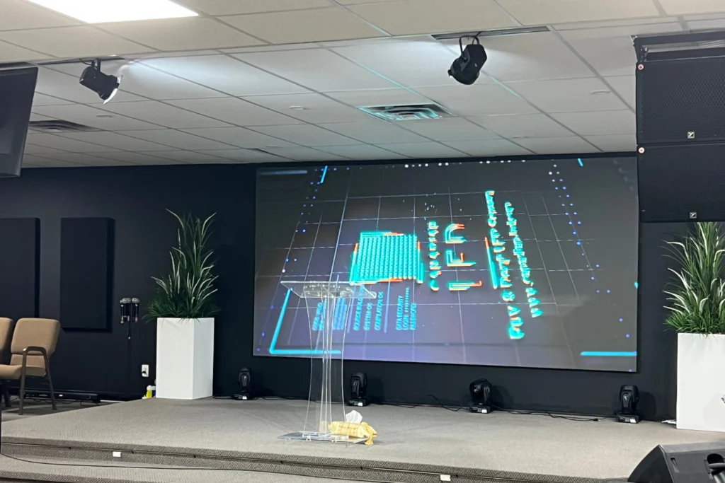 LED installation progress