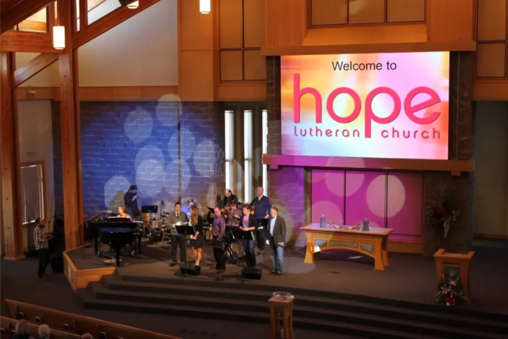 LED display close view